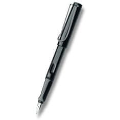 Lamy Nalivno pero Safari Shiny Black s svetlečo črno konico F