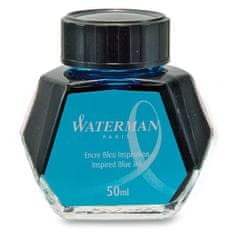 Waterman Steklenička s črnilom različnih barv svetlo modra