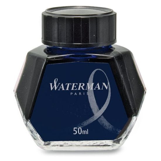 Waterman Črnilo v steklenički različnih barv modro-črna