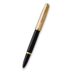 Parker Nalivno pero 51 Deluxe Black GT 18K s peresom F