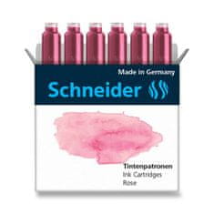Schneider Stekleničke za črnilo, 6 kosov roza barve