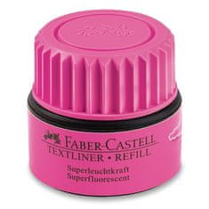 Faber-Castell Polnilo Texliner 1549, 30 ml - roza
