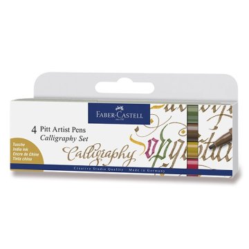 Faber-Castell Pitt Artist Pen Kaligrafija - 4 kosi
