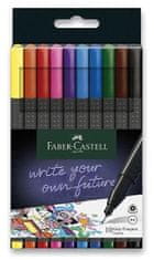 Faber-Castell Faber - Castell Fineliner GRIP 0,4 mm - komplet 10 kosov