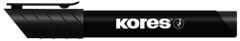 Kores K-MARKER Permanentni marker, okrogla konica 3 mm, črn