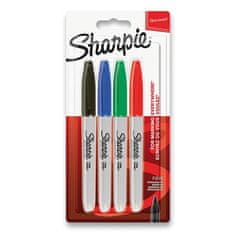 Sharpie Permanentni marker Fine - komplet 4 barv