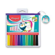 Maped - Marker WB Dry Erase Fun Colours 12 barv