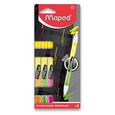 Maped Highlighter Fluo Peps Duo 3pcs