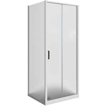 Armal Pravokotna tuš kabina DOMINO 70, beli profili / mat steklo, 6mm - DOMINO 100x70