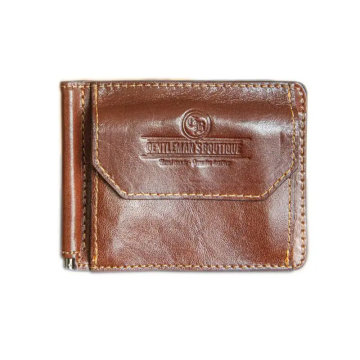 Gentleman's Boutique usnjena slim denarnica Handy II Chestnut