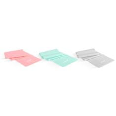 Gymstick Vivid set dolgih elastik za vadbo, 3 kosi
