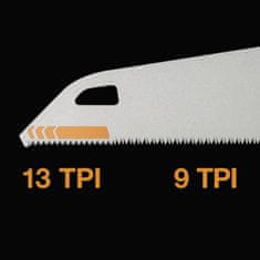 Fiskars PowerTooth ročni p, 380 mm, 9 z