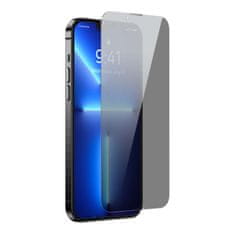 BASEUS Kaljeno steklo z 0,3 mm filtrom zasebnosti za iPhone 13 Pro Max (2 kosa)