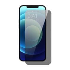 BASEUS Kaljeno steklo z 0,3 mm filtrom zasebnosti za iPhone 12 Pro Max (2 kosa)