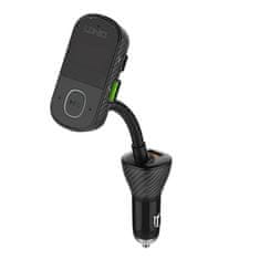 LDNIO LDNIO Bluetooth C705Q 2USB, USB-C oddajnik FM + kabel Lightning