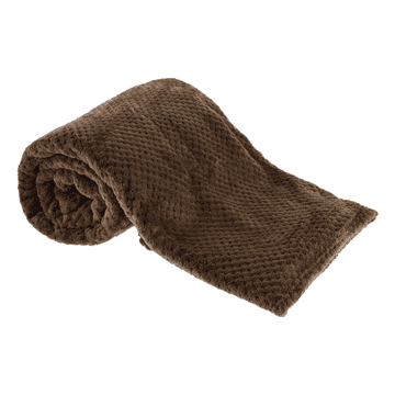 KONDELA Reverzibilna odeja, svetlo rjava, 150x200, DEFANA VRSTA 1