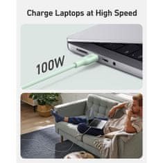 Anker 543 BIO kabel, USB-C na USB-C, 0,9 m, zelen