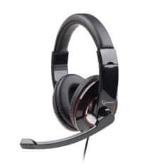 Gembird Slušalke z mikrofonom MHS-U-001 Gaming črne, USB