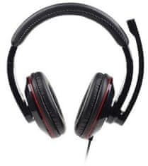 Gembird Slušalke z mikrofonom MHS-U-001 Gaming črne, USB