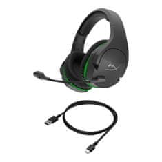HyperX CloudX Stinger Core/Stereo/ANC/BT/Wireless/Gray-Green