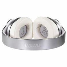 Evolveo SupremeSound 8EQ, slušalke Bluetooth z mikrofonom, zvočnikom in izenačevalnikom 2v1, srebrna