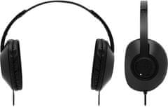 Inakustik Visokokakovostne slušalke KOSS UR23iK - v črni barvi