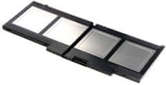 T6 power Baterija Dell Latitude E5450, E5550, E5250, 3150, 3160, 6900mAh, 51Wh, 4-celična, Li-pol