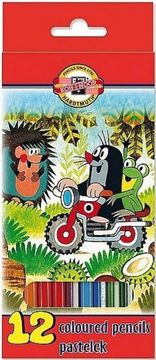 Koh-i-Noor Komplet barvic 12 kosov Krtek