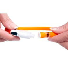 Karlie USB Visio Light LED ovratnica za polnjenje 35cm oranžna KAR