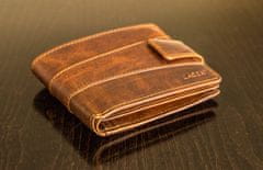 Lagen usnjena denarnica Cash Saver MAX Brick