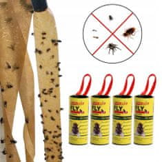 ER4 Past za muhe in lepljive žuželke 4 zvitki