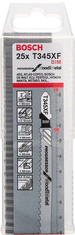 Bosch List za vbodno žago t345xf 25 kosov.