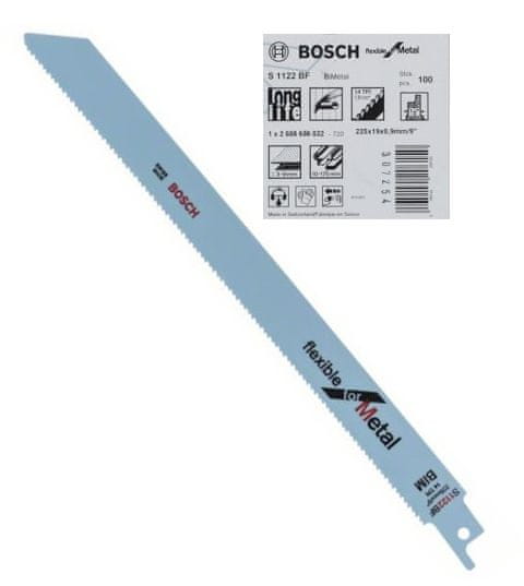 Bosch List za sabljasto žago s1122bf 100 kosov