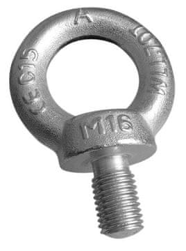 shumee VIJAK Z OČESNIKOM POCINKAN DIN580 12*1,75 MM - SRU M12 OČESNIK