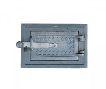 Greatstore Enotna odstranljiva kuhinjska vrata 26*17cm iz litega železa