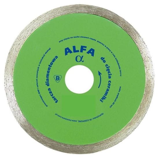 shumee GLADEK DIAMANTNI DISK ZA ALFA GLAZE 180MM