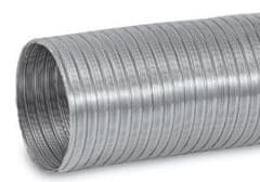 Greatstore Aluminijasta fleksibilna cev 140 mm 1mb