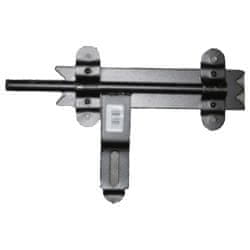 Greatstore Vijak za vrata 350 mm velik črn