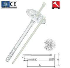 Greatstore Plastični izolacijski zatič 10 * 200 mm