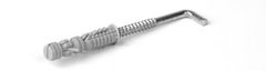 Greatstore Razširitveni vijak z ravnim kavljem 8/4 mm