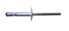 Greatstore Aluminijaste/jeklene slepe zakovice s povečano glavo 4,8 * 21 mm/14