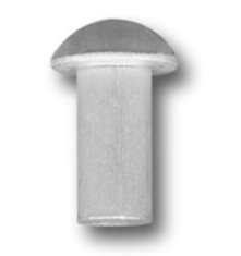 Greatstore Aluminijasta trdna zakovica s kroglično glavo 4,0*10 mm