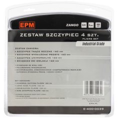 Eprim Komplet klešč 4 kosov 160 mm CRV ZANGO