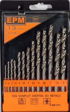 Eprim KOMPLET SVEDROV ZA KOVINO IZ HSS 2-8 MM 13 KOSOV.