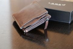 Lagen usnjena denarnica Cash & Card TAN