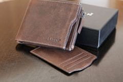 Lagen usnjena denarnica Cash & Card TAN