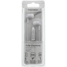 Hama Thomsonove slušalke z mikrofonom EAR3005, silikonske slušalke, bele