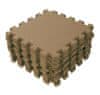 BabyDan Igralna podloga puzzle Brown 90x90 cm