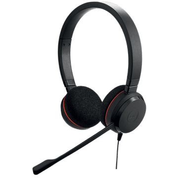 Jabra Evolve 20/Stereo/USB-C/Wire/MS/črna