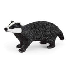 Schleich figura, jazbec, 3.4 x 7.8 x 2.3 cm